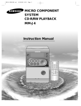 Samsung MM-J4T User manual