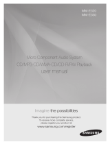 Samsung MM-E330 User manual