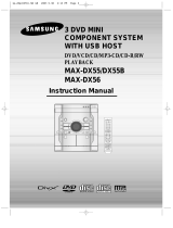 Samsung MAX-DX55 User manual