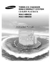 Samsung MAX-WB630 User manual