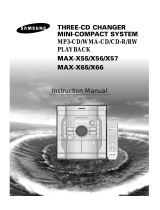 Samsung MAX-X65 User manual