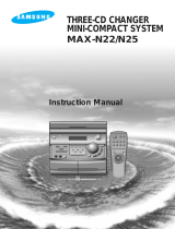 Samsung MAX-N25 User manual
