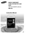 Samsung MM-UC8 User manual