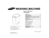 Samsung WA90F3 User manual