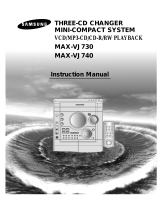 Samsung MAX-VJ730 User manual