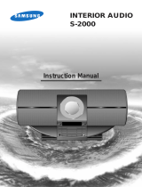 Samsung S-2000 User manual