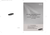 Samsung MAX-DA76 User manual