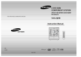 Samsung MAX-DJ650 User manual