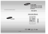 Samsung MAXDJ750 User manual