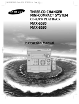 Samsung MAX-S525 User manual