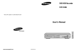 Samsung DVD-H40A User manual