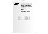 Samsung MM-X5 User manual