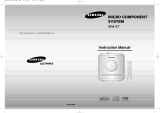 Samsung MM-X7 User manual