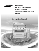 Samsung MM-VB7 User manual
