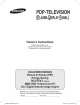 Samsung PS63P77FHX/HAC User manual