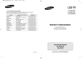 Samsung LA15S51BP User manual