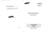 Samsung LA20S51B User manual