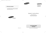 Samsung LS20M11CX/UMG User manual