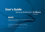 Samsung Samsung ProXpress SL-M4580 Laser Multifunction Printer series User manual