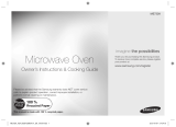 Samsung ME732K Standard Microwave User manual