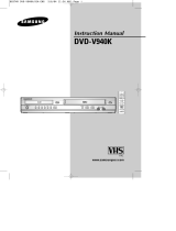 Samsung DVD-V940K User manual