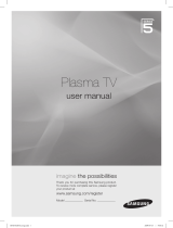 Samsung PS58B550T2F User manual