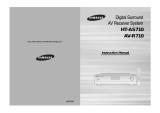 Samsung HT-AS710 User manual