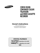 Samsung TVCR-152FLAT User manual
