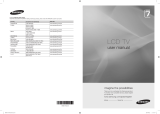 Samsung LA46A750R1F User manual