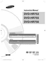 Samsung DVD-HR753 User manual