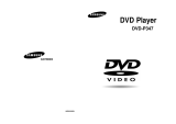 Samsung DVD-P347 User manual