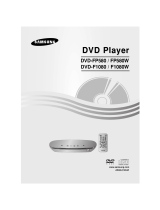 Samsung DVD-F1080 User manual