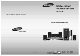 Samsung HT-WP38 User manual