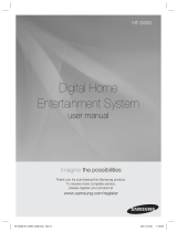 Samsung HT-D330 User manual