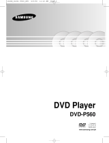 Samsung DVD-P560 User manual