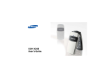 Samsung SGH-X208 User manual
