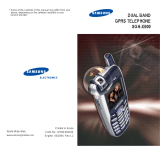 Samsung SGH-X600 User manual