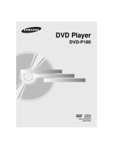 Samsung DVD-P180 User manual