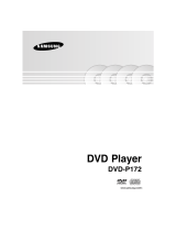Samsung DVD-P172 User manual