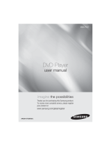 Samsung DVD-P191 User manual