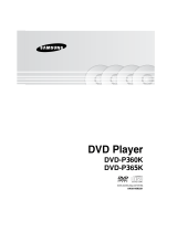 Samsung DVD-P365K User manual