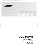 Samsung DVD-P460D User manual
