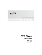 Samsung DVD-P460H User manual