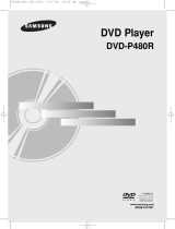 Samsung DVD-P480R User manual