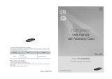 Samsung RA20GCPS1/CTL User manual