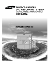 Samsung MAX-DS720 User manual