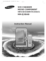 Samsung MM-ZJ9DAB User manual