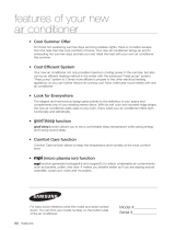 Samsung AQV09EWCX User manual