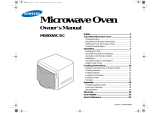 Samsung MD800WC User manual