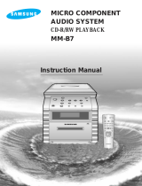 Samsung MM-B7 User manual